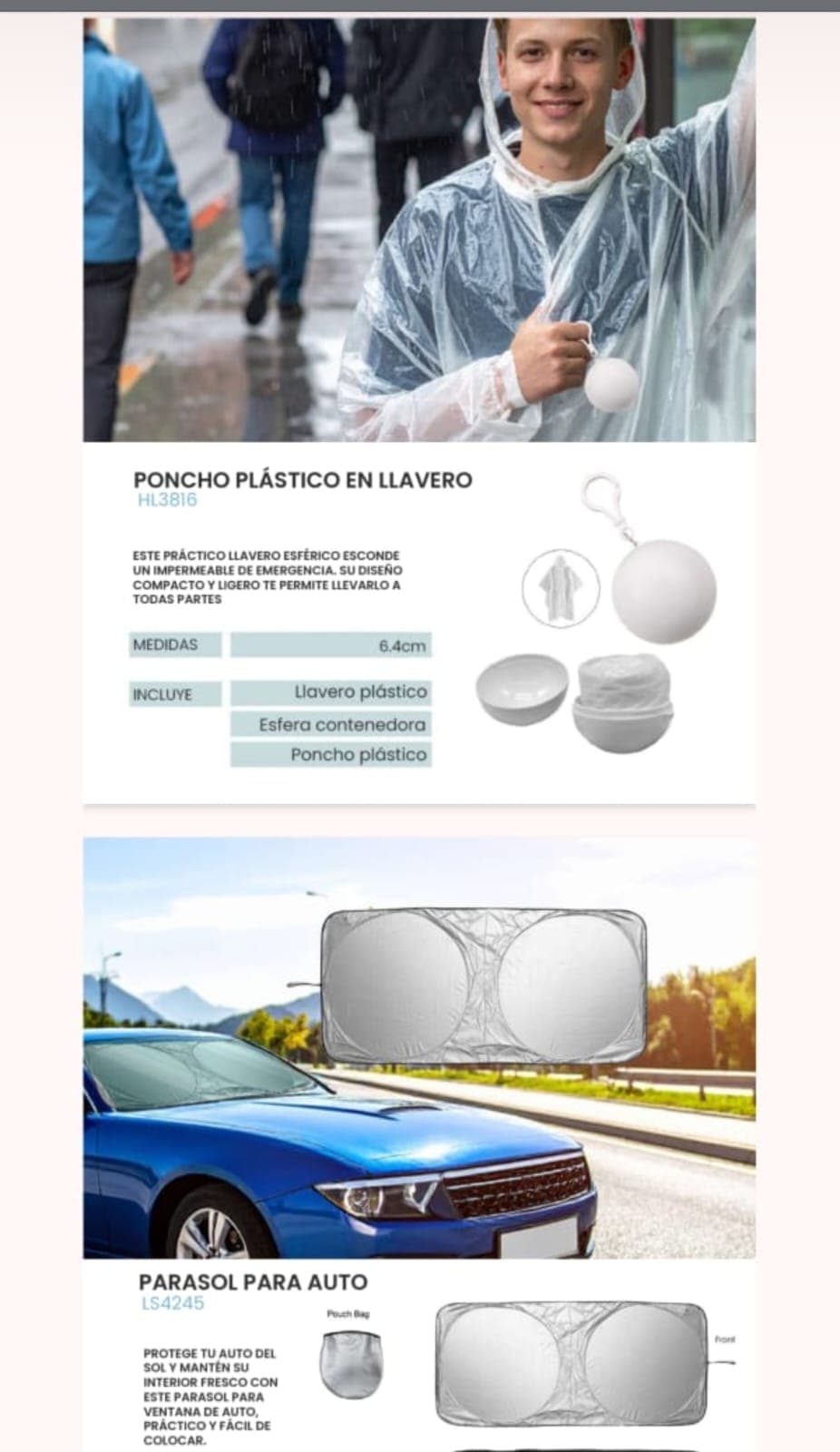 Poncho de Lluvia en Llavero